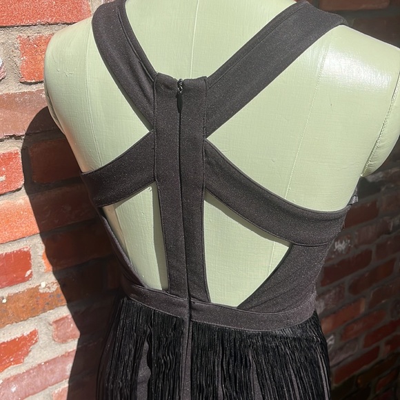 Ark & Co Black Fringe Dress size Small - Picture 7 of 8